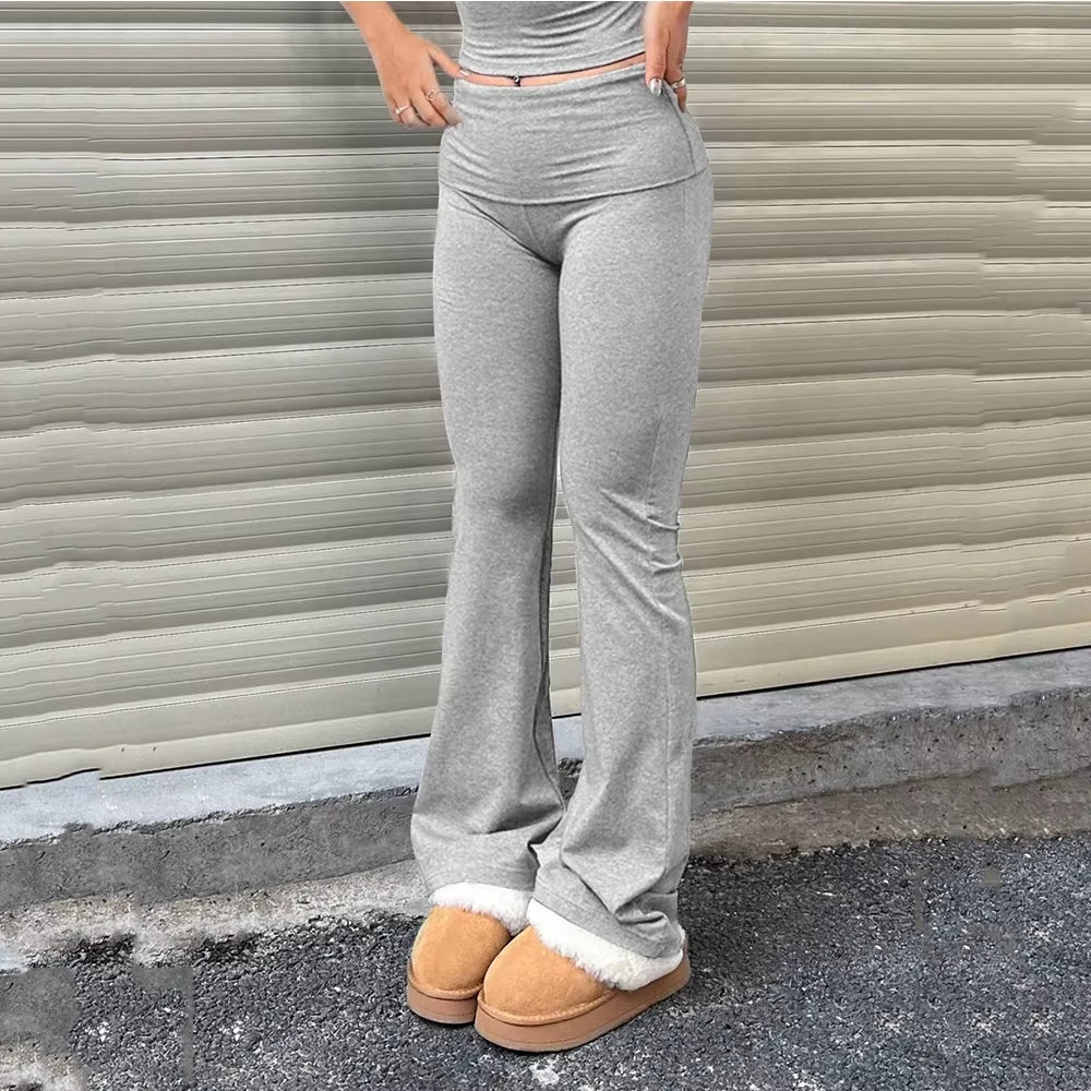 Pantalon à carreaux féminin, ajusté, casual et élégant