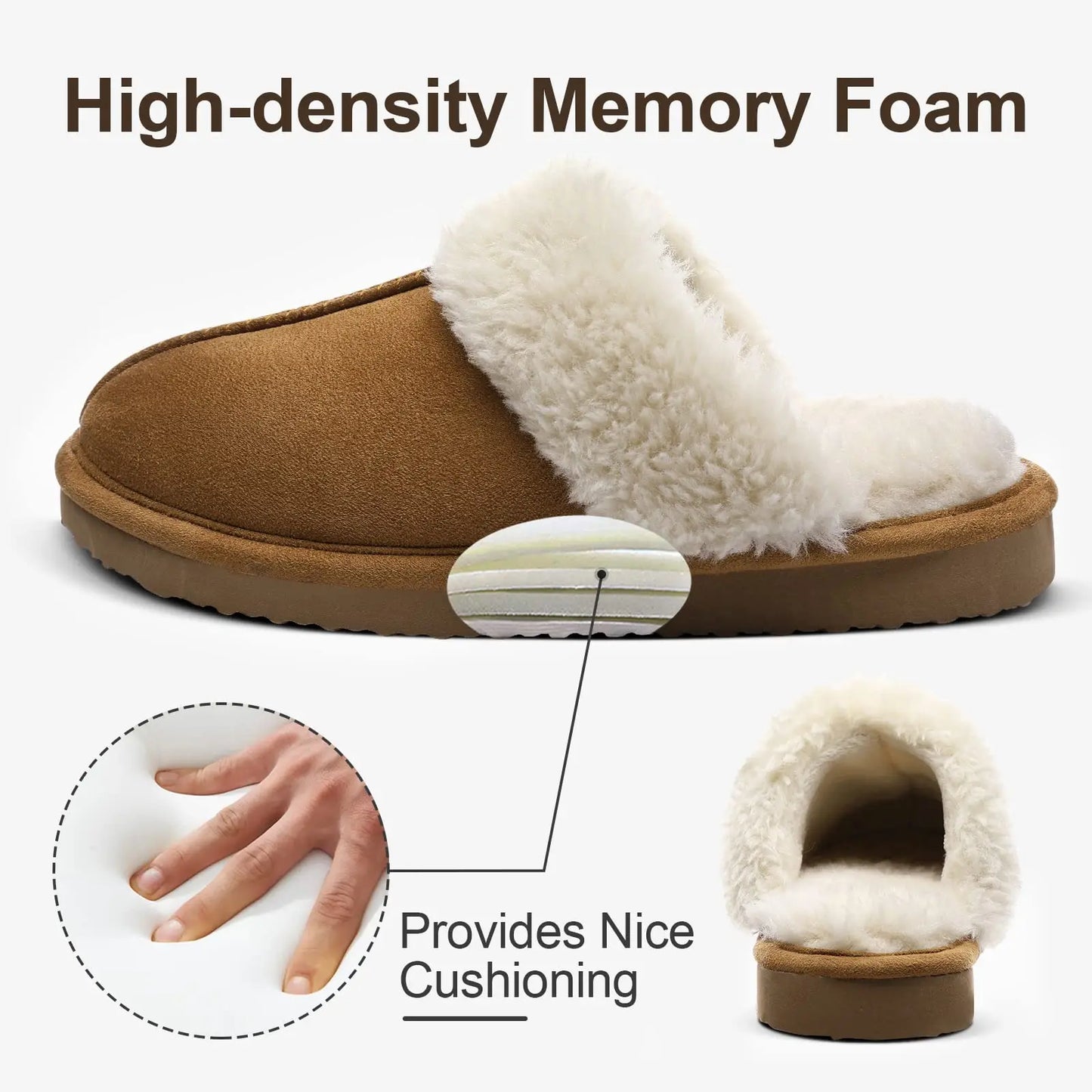 New Winter Fuzzy Women's Slippers – Soft & Cozy House Shoes