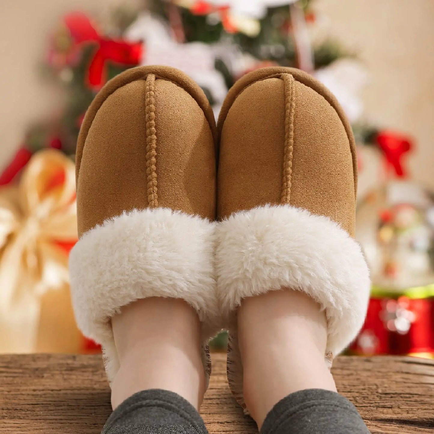 New Winter Fuzzy Women's Slippers – Soft & Cozy House Shoes